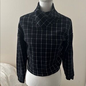 Madewell Turtleneck plaid (dress up/wear with leggings feels like a sweatshirt)